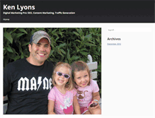 Tablet Screenshot of ken-lyons.com